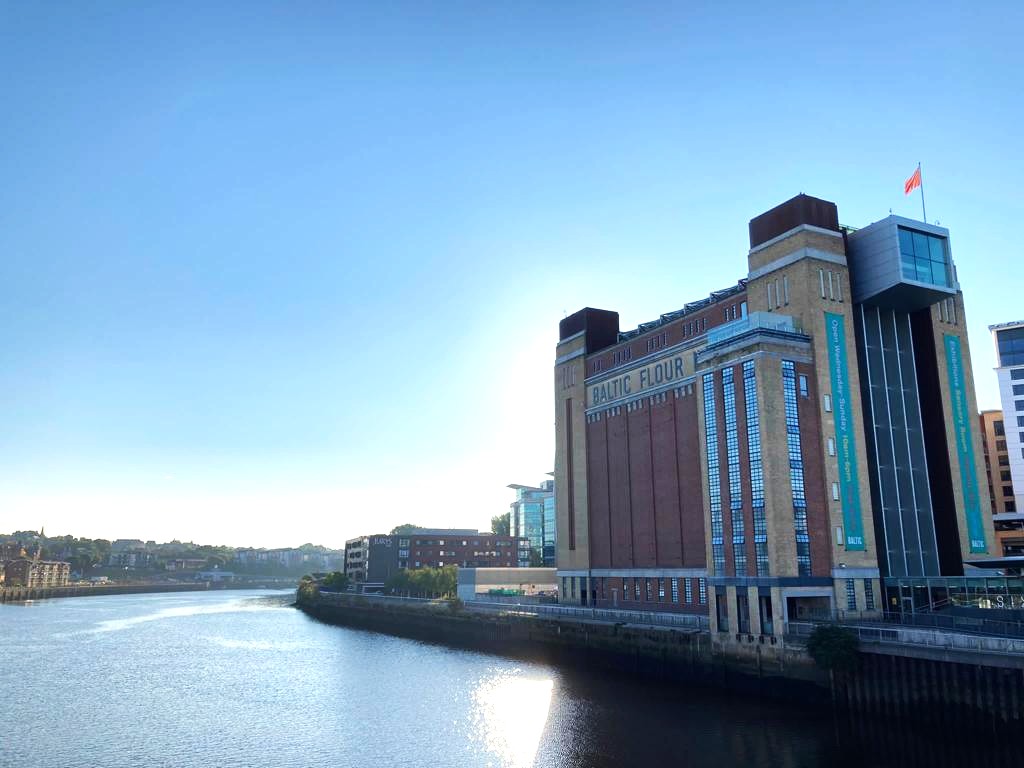 Photograph of a river and buildings in Gateshead