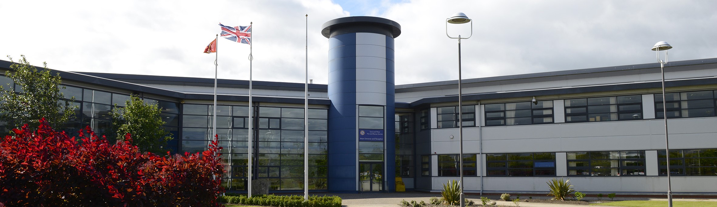 Photograph of the Tyne and Wear Fire and Rescue Service headquarters building