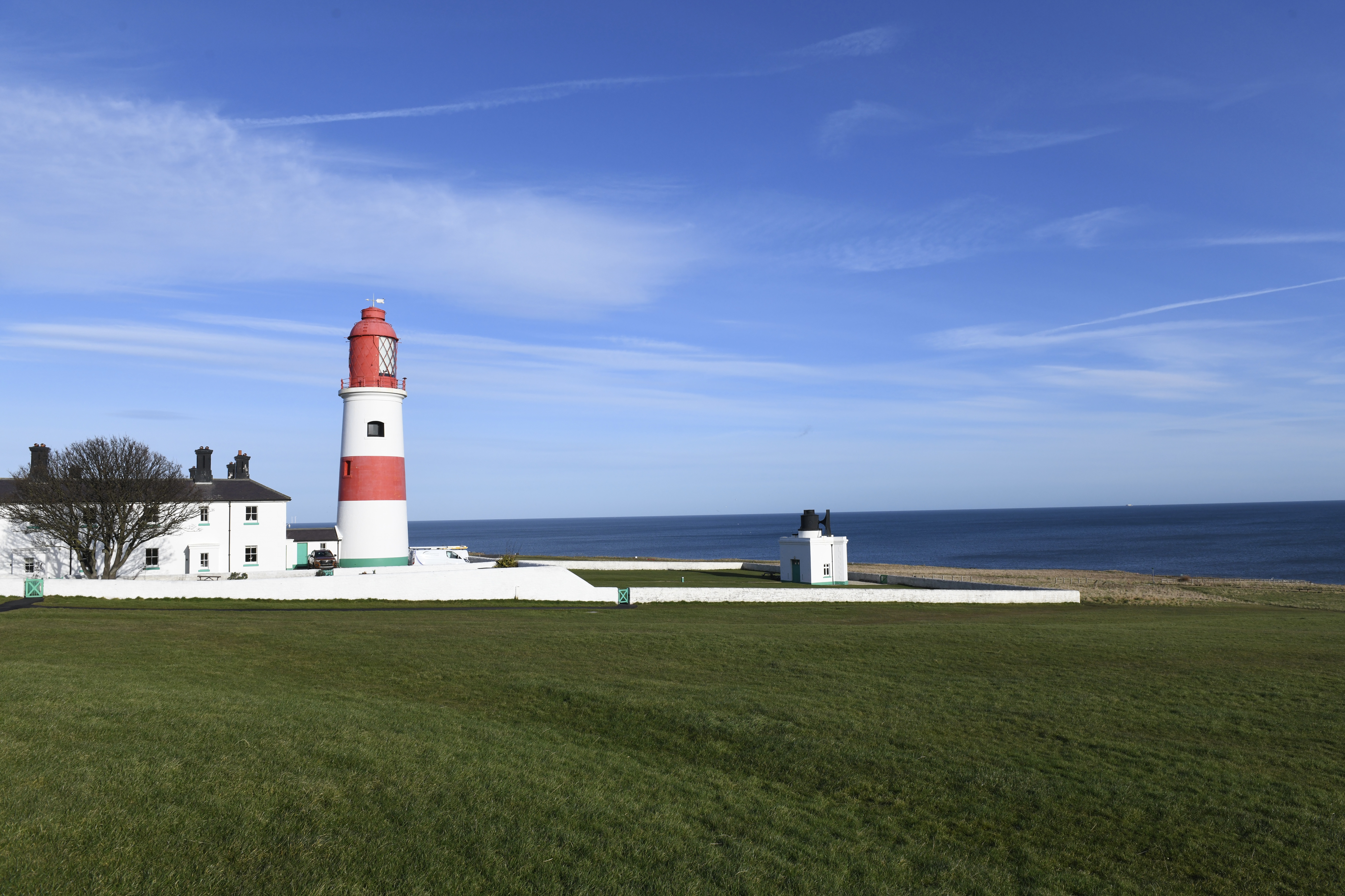 Photograph of a lighthouse in South Tyneside