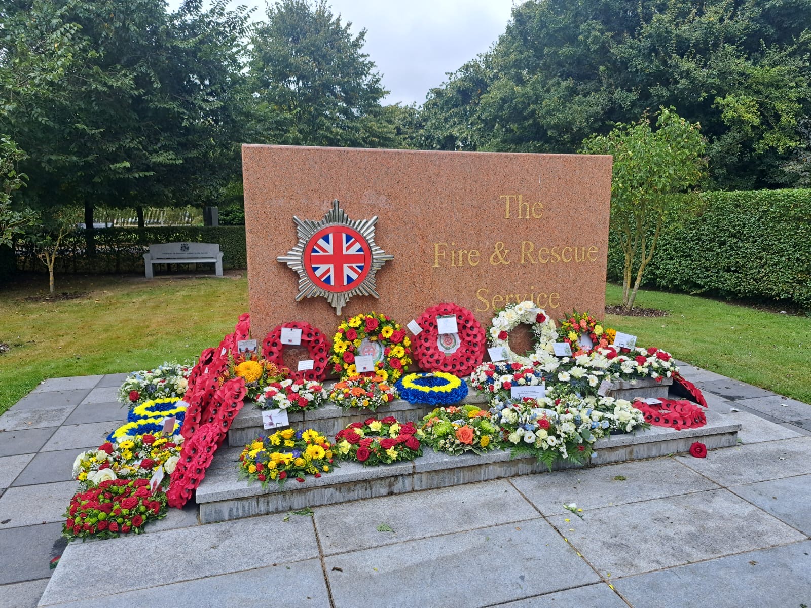 Photograph of Firefighters Memorial